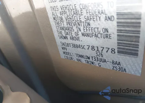 2025 Nissan Rogue Rock Creek z USA, uszkodzony, nr VIN 5N1BT3BB4SC781778